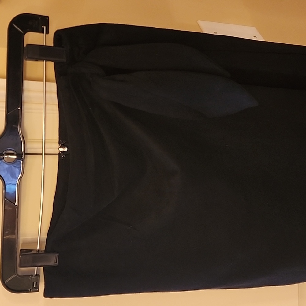 J. Mclaughlin Faux Suede Black Skirt